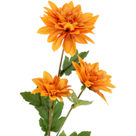 BZ6864 | Kunstbloem dahlia 68cm - oranje | HomeBound by KY