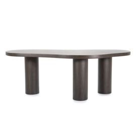 96249 | Eettafel Bobbie 215x110x76 - bruin | Eleonora