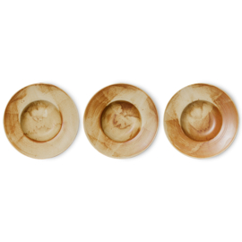 ACE7137 | Chef ceramics: pasta plate, rustic cream/brown | HKliving