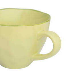 108545 | UNC Good Morning cup cappuccino/tea sculpted - pale green | Urban Nature Culture