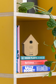 KA6095WD | Sound box modern cuckoo - light wood | Karlsson by Present Time