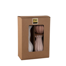 733974 | Kaylo vases set of 3 - light pink | PTMD