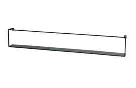 370110-Z | Meert wandplank metaal - zwart 100 cm | WOOOD