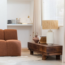 377451-RM | Mojo 1-zits element - bouclé roestbruin melange | WOOOD