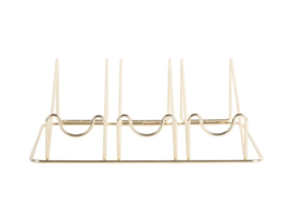 PT4059GD | Wine rack wired - gold | Present Time
