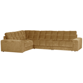 379014-O | Second date hoekbank links - velvet goudgeel | WOOOD