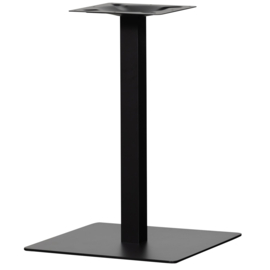377345 | Bistro vierkante buisvoet - metaal matzwart 72x50x50 cm | WOOOD