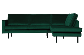 800971-162 | Rodeo hoekbank rechts - velvet green forest | BePureHome