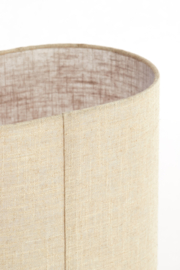 1896784 | Tafellamp 30x20x94 cm LASLO - hout naturel+linnen | Light & Living