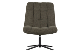 373406-G | Job draaifauteuil - teddy groen | WOOOD