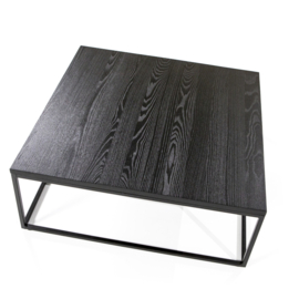 95700 | Salontafel Robin 120x120 - zwart | Eleonora