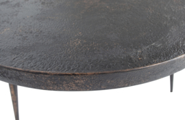 800947-G | Bounds bijzettafel L - hout/metaal antique goud 44XØ58 | BePureHome 