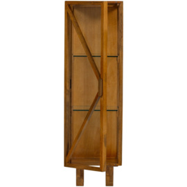377619-N | Kella 1-deurs kast - mango hout naturel | WOOOD