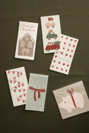 95863-00 | Napkin 3 cars driving home for Christmas - 16psc | Ib Laursen - Binnenkort verwacht!