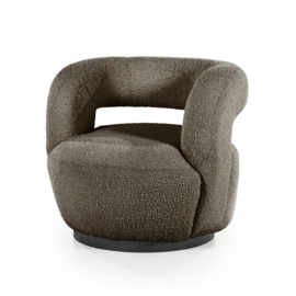  95798 | Fauteuil Sharon - bruin Spark | Eleonora