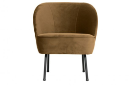 800748-G | Vogue fauteuil - fluweel honing geel | BePureHome