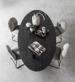 BT 611383 | Timeless Black eettafel Shape 240 cm - ovaal | DTP Home