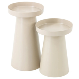 HB6068 | Metalen kaarsenstandaard hoog - sand | HomeBound by KY