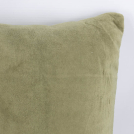 TK2926 | Kussen velours - groen 45x45cm | HomeBound by KY