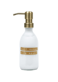 Handlotion 'soft hands kind heart' - helder/brons 250ml | Wellmark