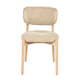 96601 | Stoel Rune - naturel/taupe | Eleonora