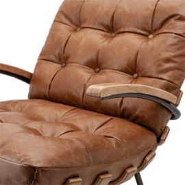 97622 | Fauteuil Bastiaan - cognac java leder | Eleonora