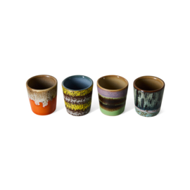 KST0347 | 70s ceramics: egg cups, bright (set of 4) | HKliving - Medio oktober verwacht!
