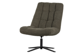 373406-G | Job draaifauteuil - teddy groen | WOOOD