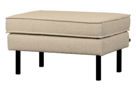 800897-GR| Rodeo hocker op poten - Bouclé beige | BePureHome