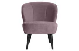 375690-WL | Sara fauteuil - fluweel warm lila | WOOOD