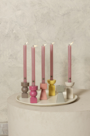 724165 | Lirison candleholder - beige | PTMD