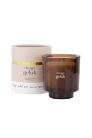 Geurkaars in koker vleugje geluk - zand/wit/goud | Zusss - Binnenkort verwacht!