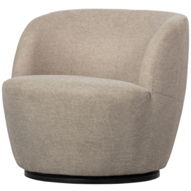 373539-Z | Serra draaifauteuil - geweven stof zand | WOOOD Exclusive - SHOWROOMMODEL, alleen afhalen!