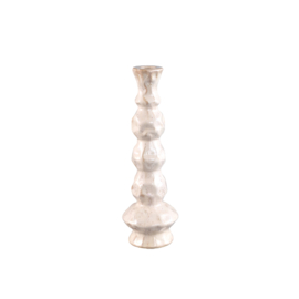 738302 | Kirsey candleholder irregular A - cream | PTMD - Verwacht in oktober!