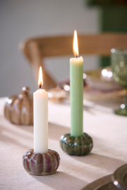 92339-22 | Candle holder pumpkin - green | Ib Laursen - Binnenkort verwacht!