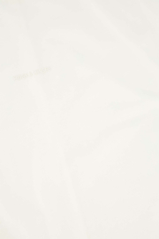 T-shirt met plooidetail - off white | Zusss 