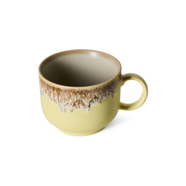 KST0269 | 70s ceramics: tea cup, custard | HKliving - Medio oktober verwacht!
