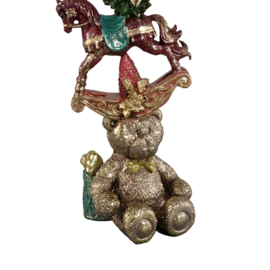 734925 | Noel candleholder - rocking horse | PTMD - Begin november verwacht!