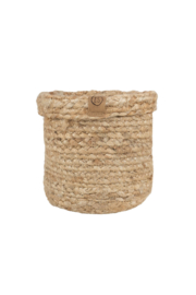 Jute opbergmand 15x15cm - naturel | Zusss 