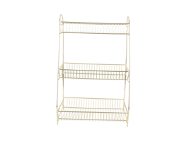 PT3845GD | Kitchen rack Tidy large - gold | Present Time - Weer verwacht in juni!