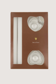 Giftingset hartje - wit/goud | Zusss - Binnenkort verwacht!