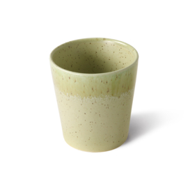 ACE7005 | 70s ceramics: coffee mug, pistachio | HKliving *uitlopend artikel