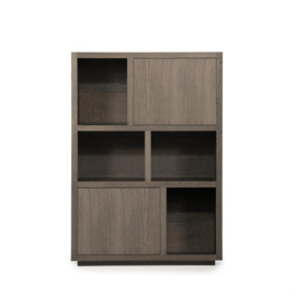 96265 | Kabinet Helsinki 120x170cm 2-drs. - bruin | Eleonora