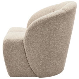 377463-EM | Mojo draaifauteuil - bouclé beige melange | WOOOD