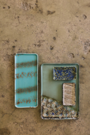 KST0340 | 70s ceramics: large tray, agave | HKliving - Eind oktober verwacht!