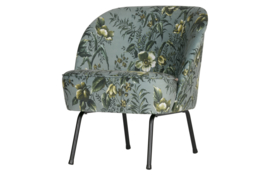 800748-85 | Vogue fauteuil - fluweel poppy grijs | BePureHome