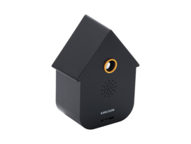 KA6095BK | Sound box modern cuckoo - black | Karlsson by Present Time - In juli weer verwacht!