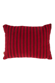 Kussen merry christmas 35x25cm - donkerrood | Zusss - Binnenkort verwacht!