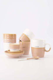 Koffiemok liefs - wit/roze | Zusss