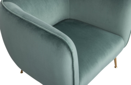 377203-G | Scout fauteuil - velvet groen | WOOOD